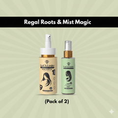 Hair Essence Mist & Regal Root Oil Combo | Natural Hair Growth, Anti Hair Fall & Keratin Boost
