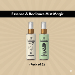Essence & Radiance Mist Magic – Hair Volume Mist + Glow Face Mist with SPF 30 (Pack of 2)